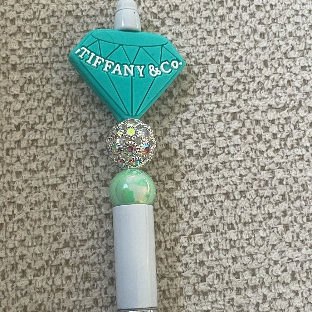 Tiffany & Co. Teal Diamond Pen Accessory